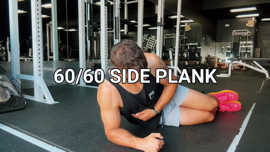 60/60 SIDE PLANK
